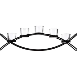 atmosphera Portavelas Y Candelabros|Estilo Contemporaneo>Candelabro Para 5 Velas 55x9x13.5Cm