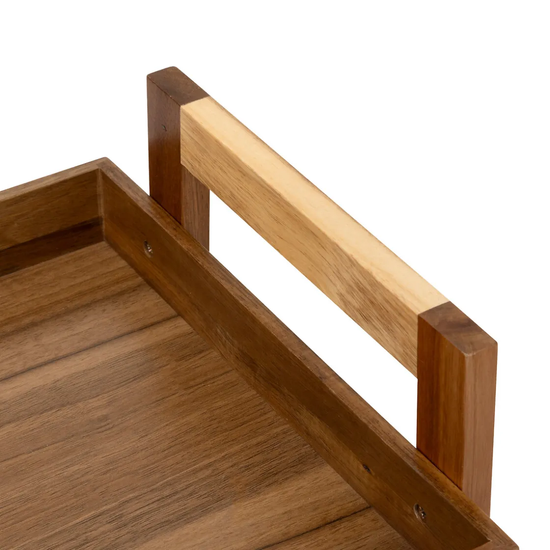 5five Carros De Soporte>Carr de cocina de madera de acacia con 3 niveles