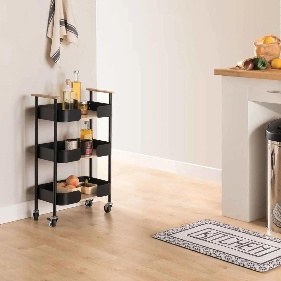 5five Carros De Soporte>Carrito De Cocina Blackwood