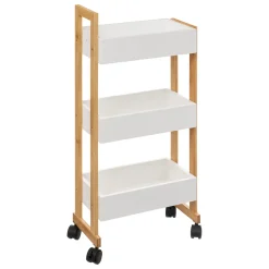 atmosphera Muebles Con Lavabo Y Auxiliares>Carrito P/Baño C/3 Baldas 38x20x80Cm