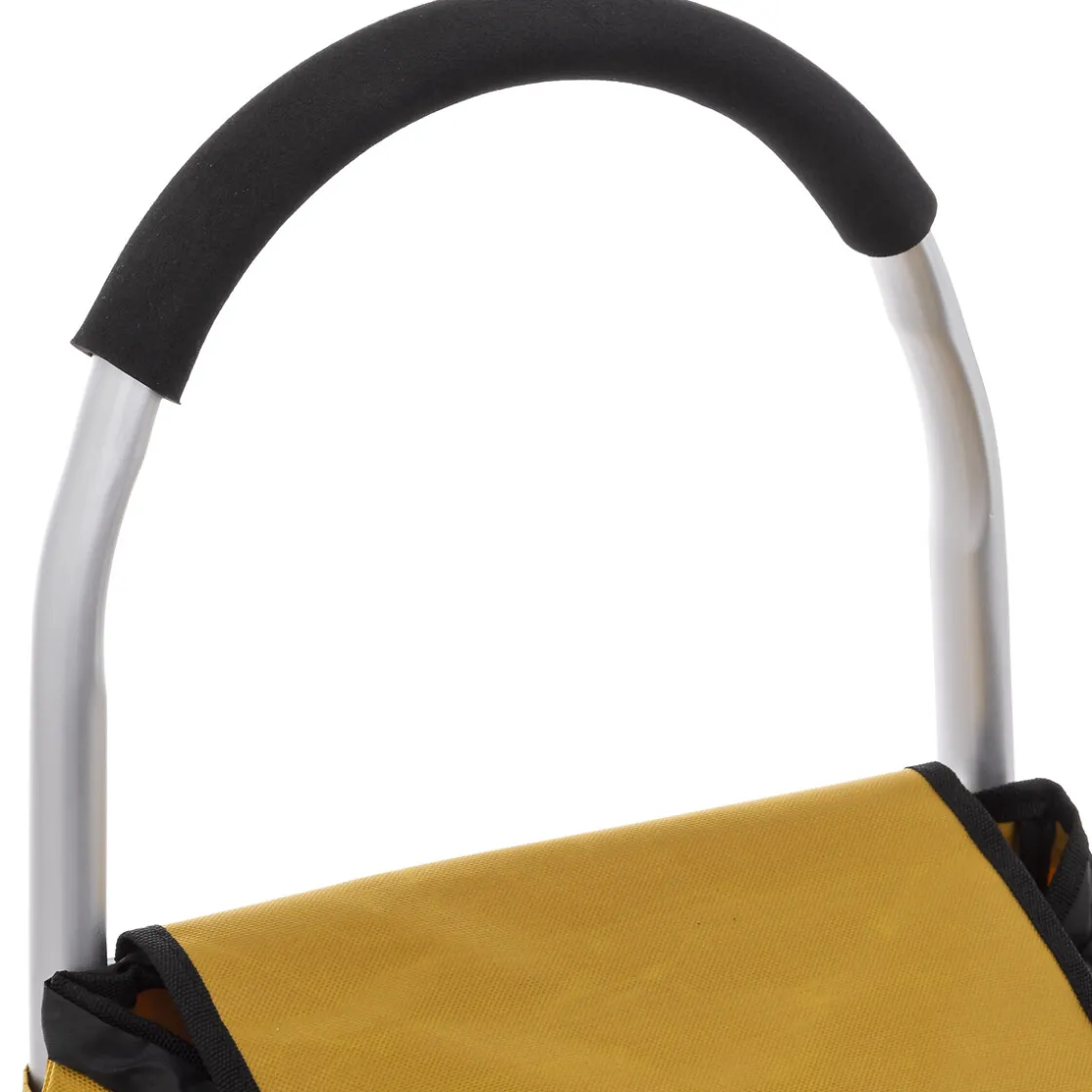 5five Carros De Soporte>Carro De La Compra Plegable Amarillo