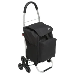 5five Auxiliares De Limpieza>Carro De La Compra Plegable Negro