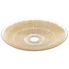 atmosphera Estilo Contemporaneo>Centro de mesa de vidrio dorado DJINA 40cm