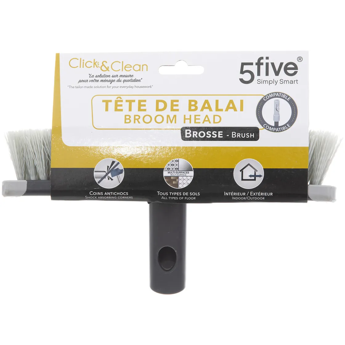 5five Escobas Y Recogedores>Cepillo PP Click