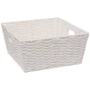5five Cestas De Almacenamiento>Cesta Blanca De Almacenaje 15x31x31Cm