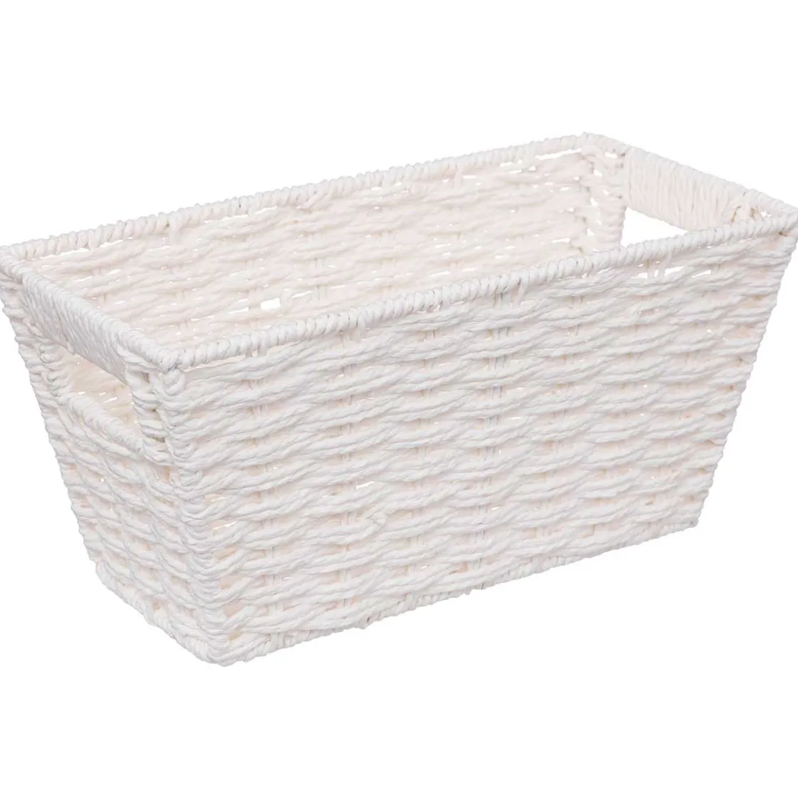 5five Cestas De Almacenamiento>Cesta Blanca P/Almacenaje 15x15x31Cm