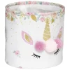 atmosphera4kids Almacenamiento>Cesta Blanca Unicornio 22x20Cm