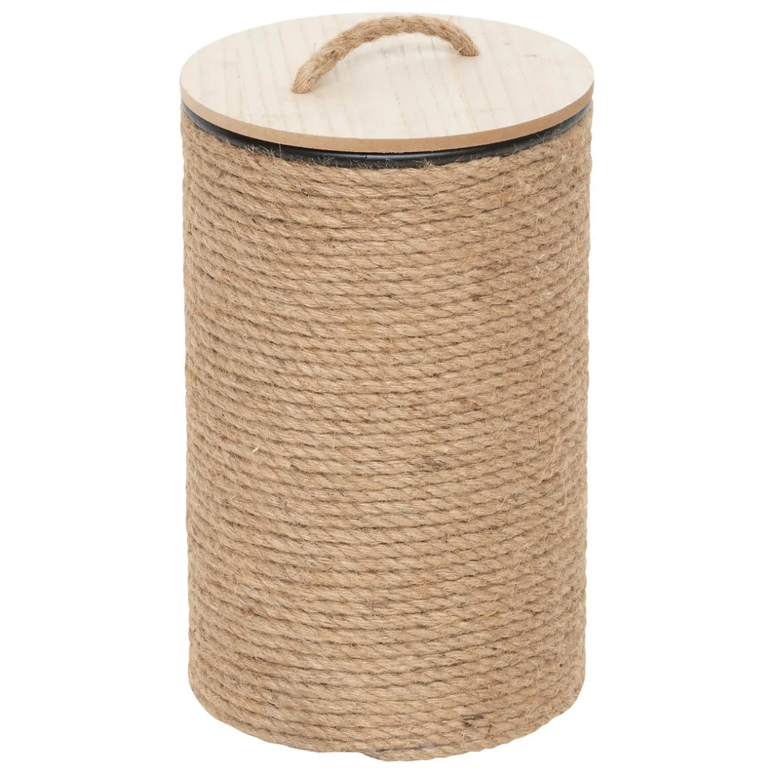 atmosphera Cestas Y Baúles>Cesta con tapa beige 48x36cm