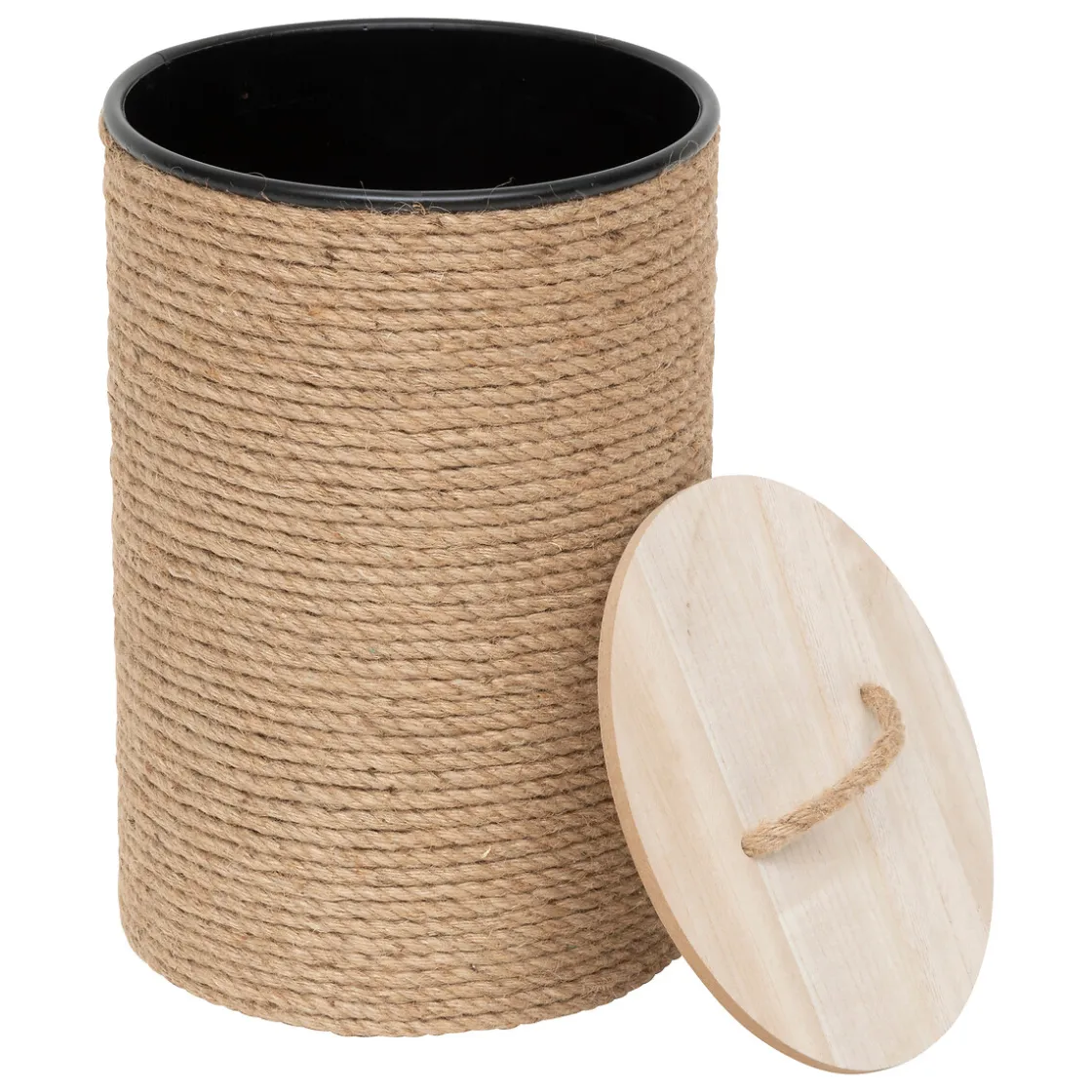atmosphera Cestas Y Baúles>Cesta con tapa beige 48x36cm