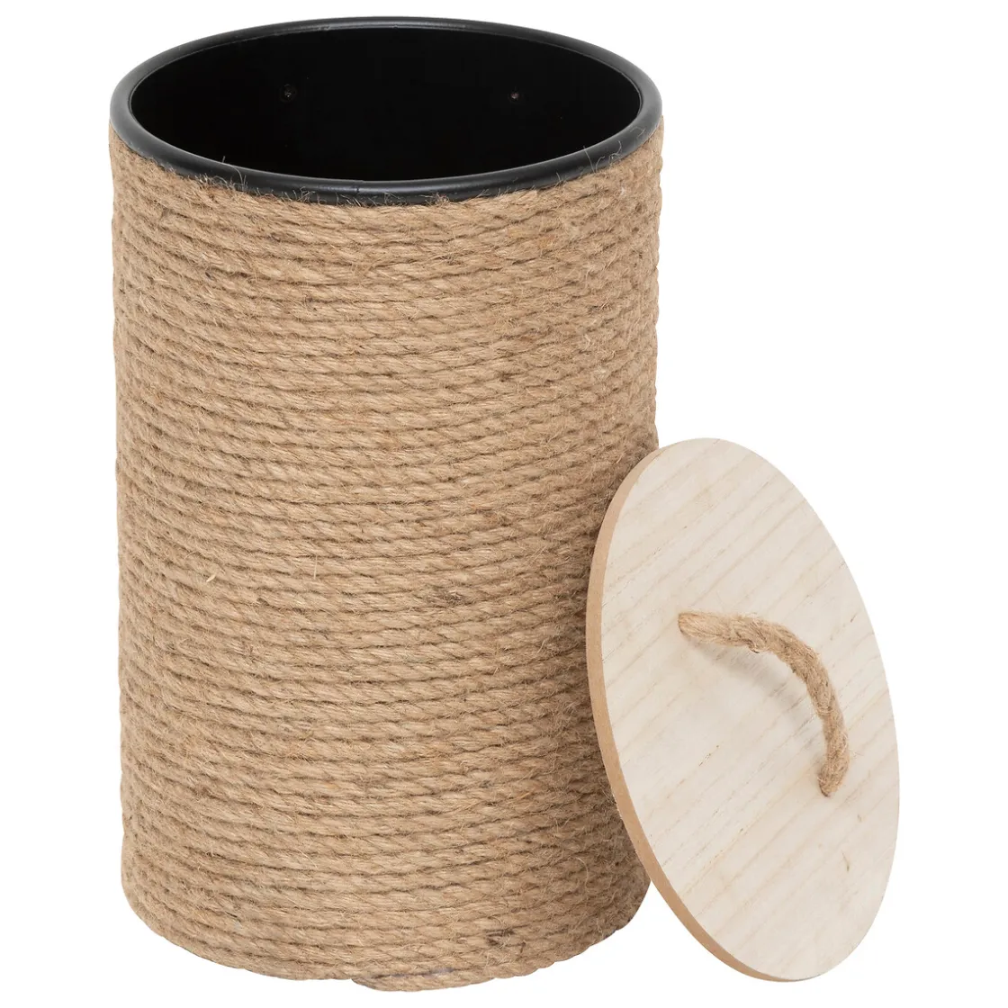 atmosphera Cestas Y Baúles>Cesta con tapa beige 38x25cm