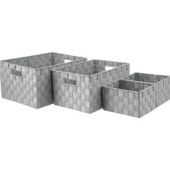 5five Cestas De Almacenamiento>Cesta De Almacenaje Color Gris