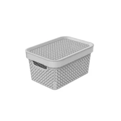 Cajas De Almacenamiento Y Organizadores>Cesta de almacenaje con tapa EZYSTORAGE MODE 18L