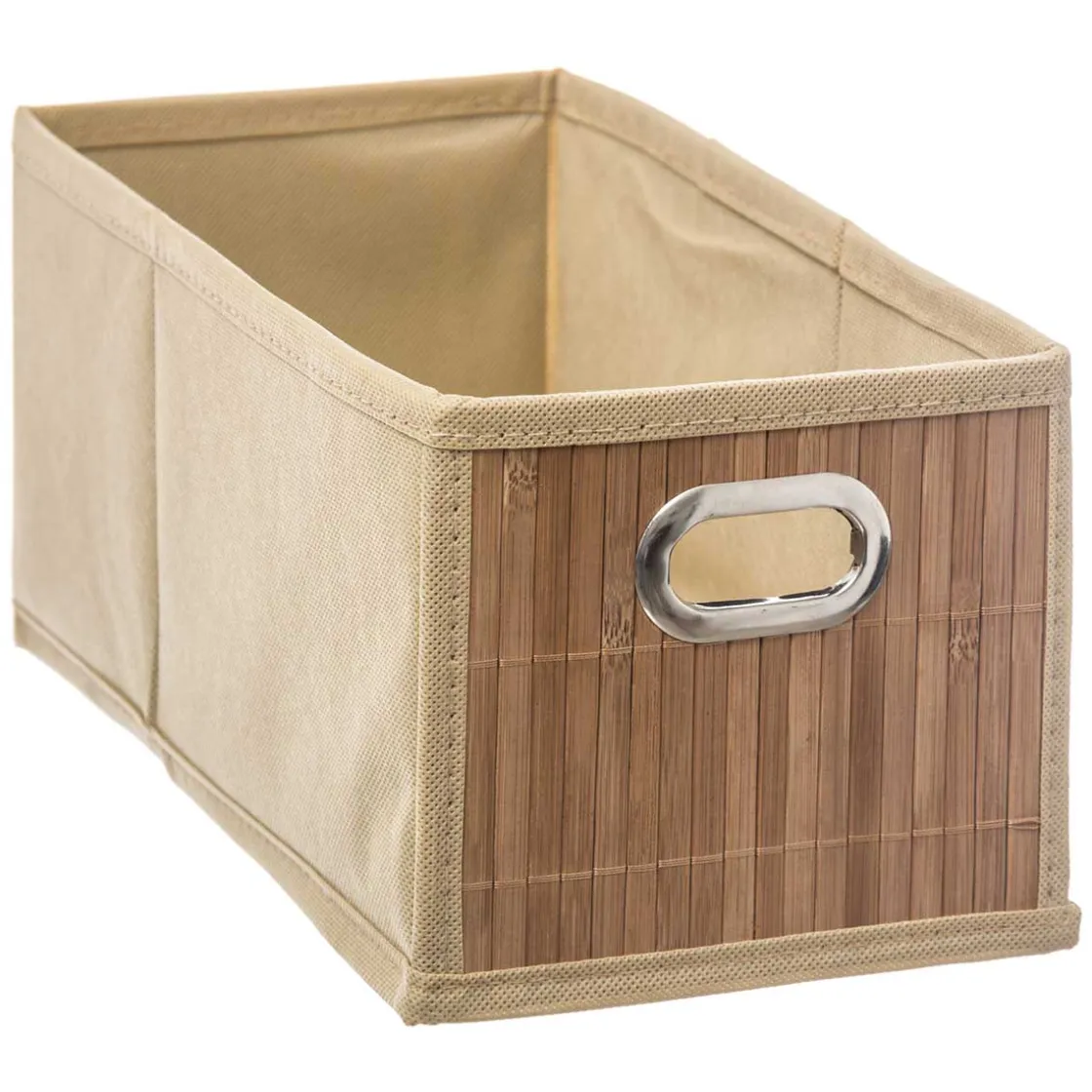 5five Cestas De Almacenamiento>Cesta de almacenaje de baño de bambú