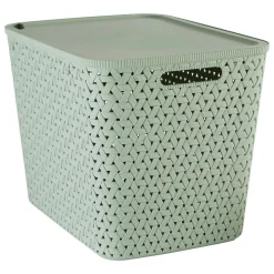 5five Cajas De Almacenamiento Y Organizadores>Cesta de almacenaje TRESSY verde 28L
