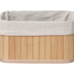 Cestas De Almacenamiento>Cesta De Bambú Tamaño 3/4 25x37x14Cm