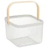 5five Fruteros>Cesta MAYAJ beige de metal