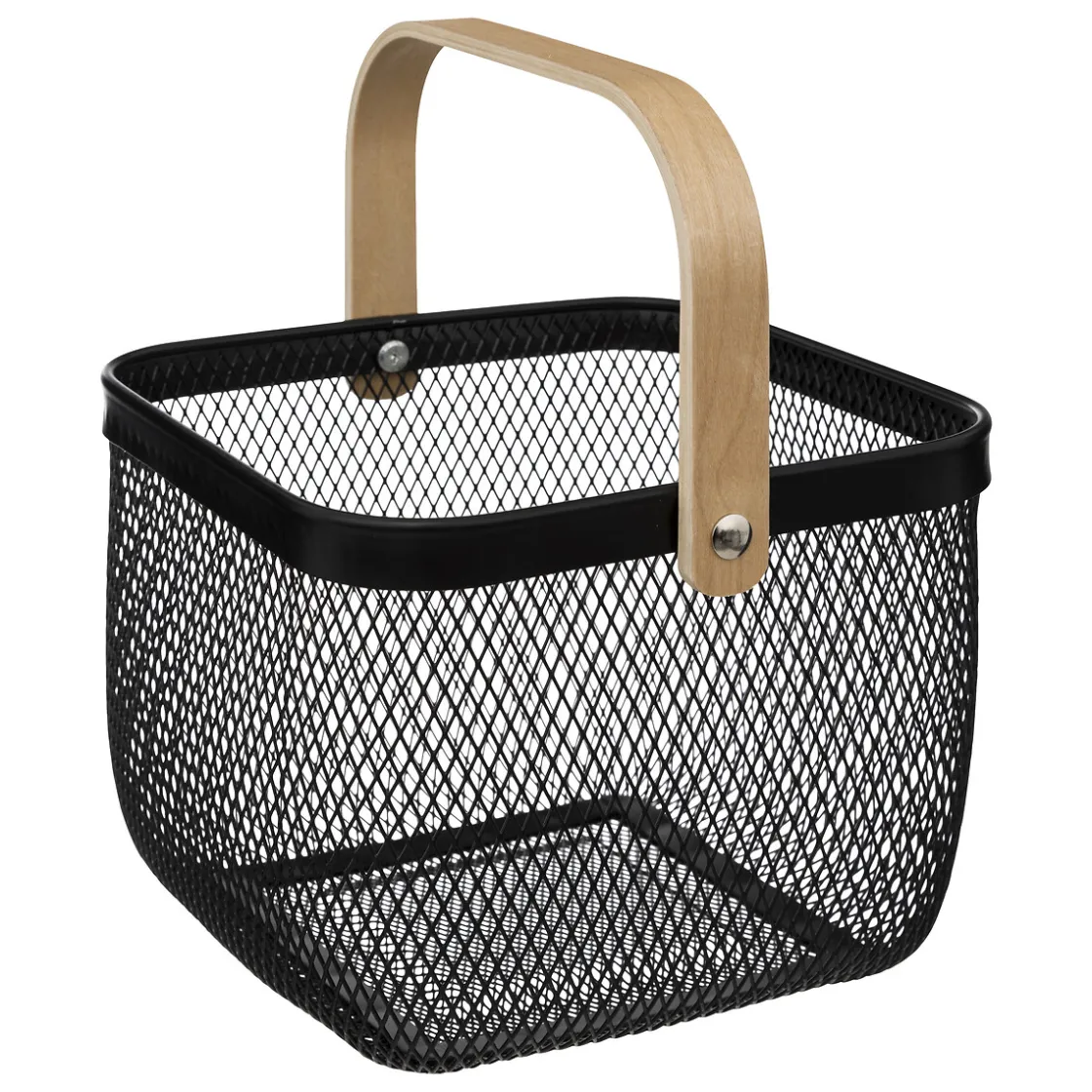 5five Fruteros>Cesta Mayaj Cuadrado Metal 25.7x18x25.7