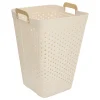 5five Cestas Para La Ropa Sucia>Cesta para ropa sucia CLAY blanca 74L