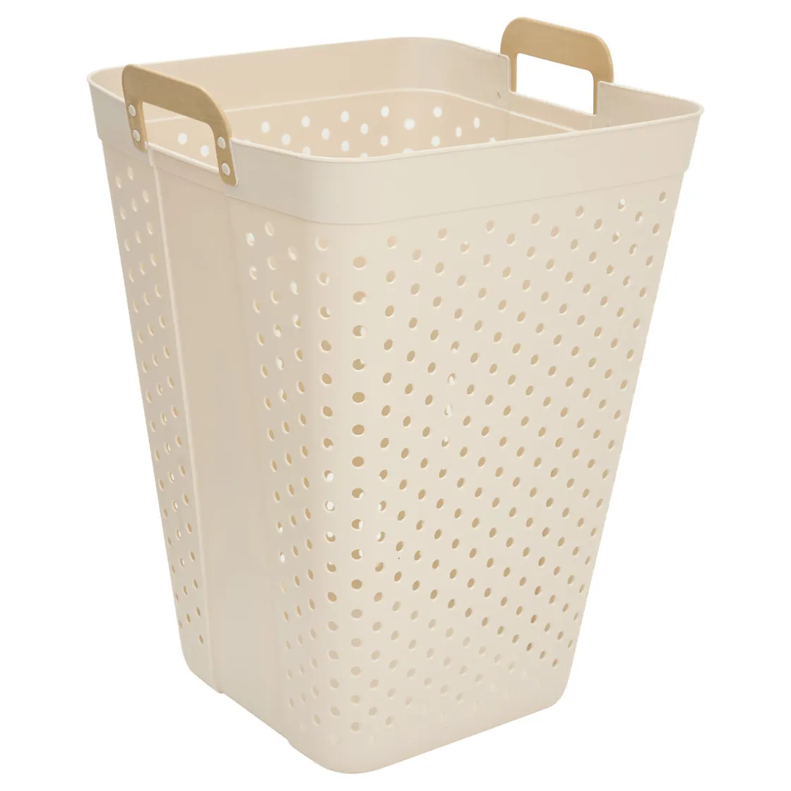5five Cestas Para La Ropa Sucia>Cesta para ropa sucia CLAY blanca 74L