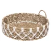 atmosphera Cestas Y Baúles>Cesta Redonda De Macramé 38.5x15.5Cm