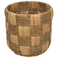 atmosphera Cestas Y Baúles|Estilo Industrial>Cesta redonda NADI marrón de yute 24cm