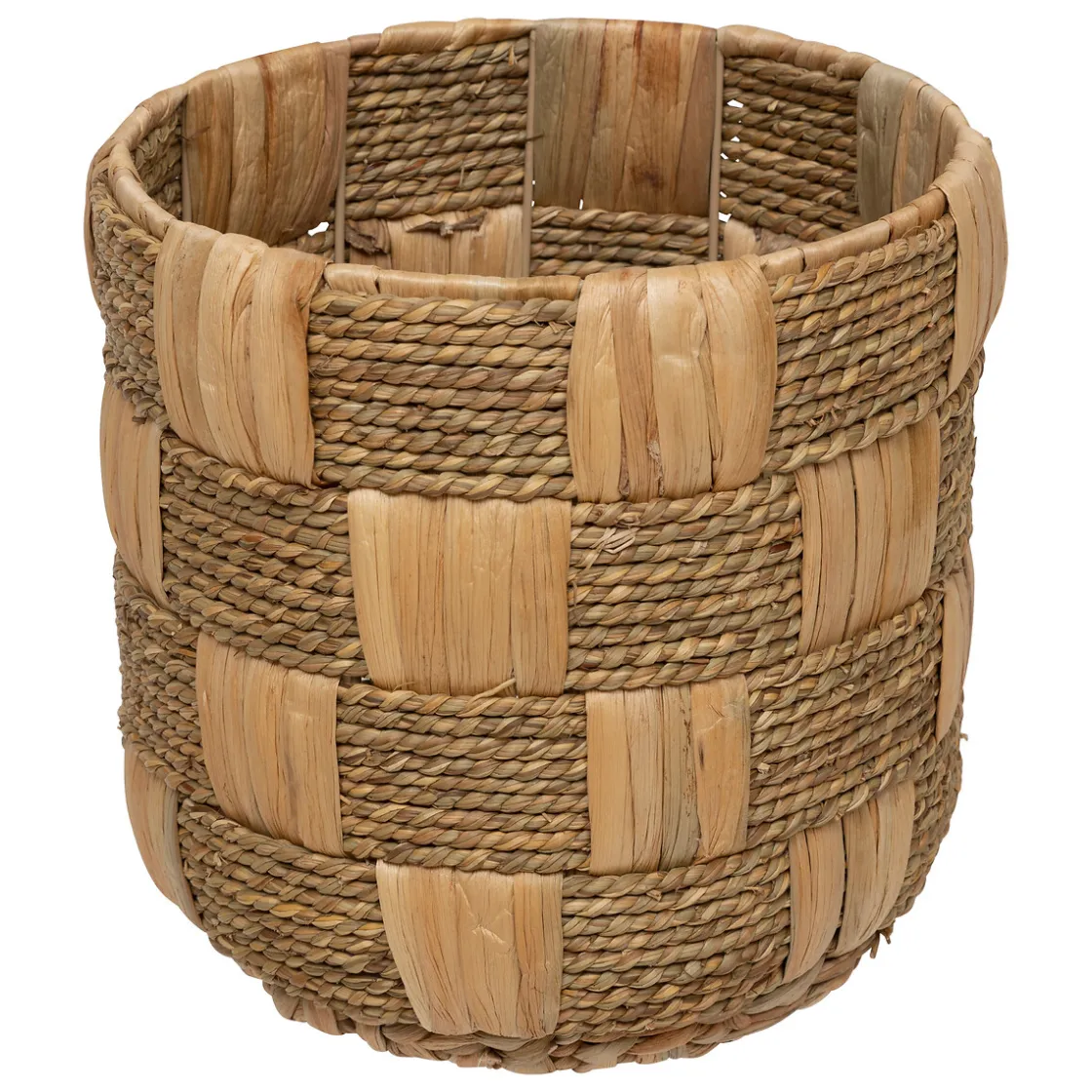 atmosphera Cestas Y Baúles|Estilo Industrial>Cesta redonda NADI marrón de yute 24cm