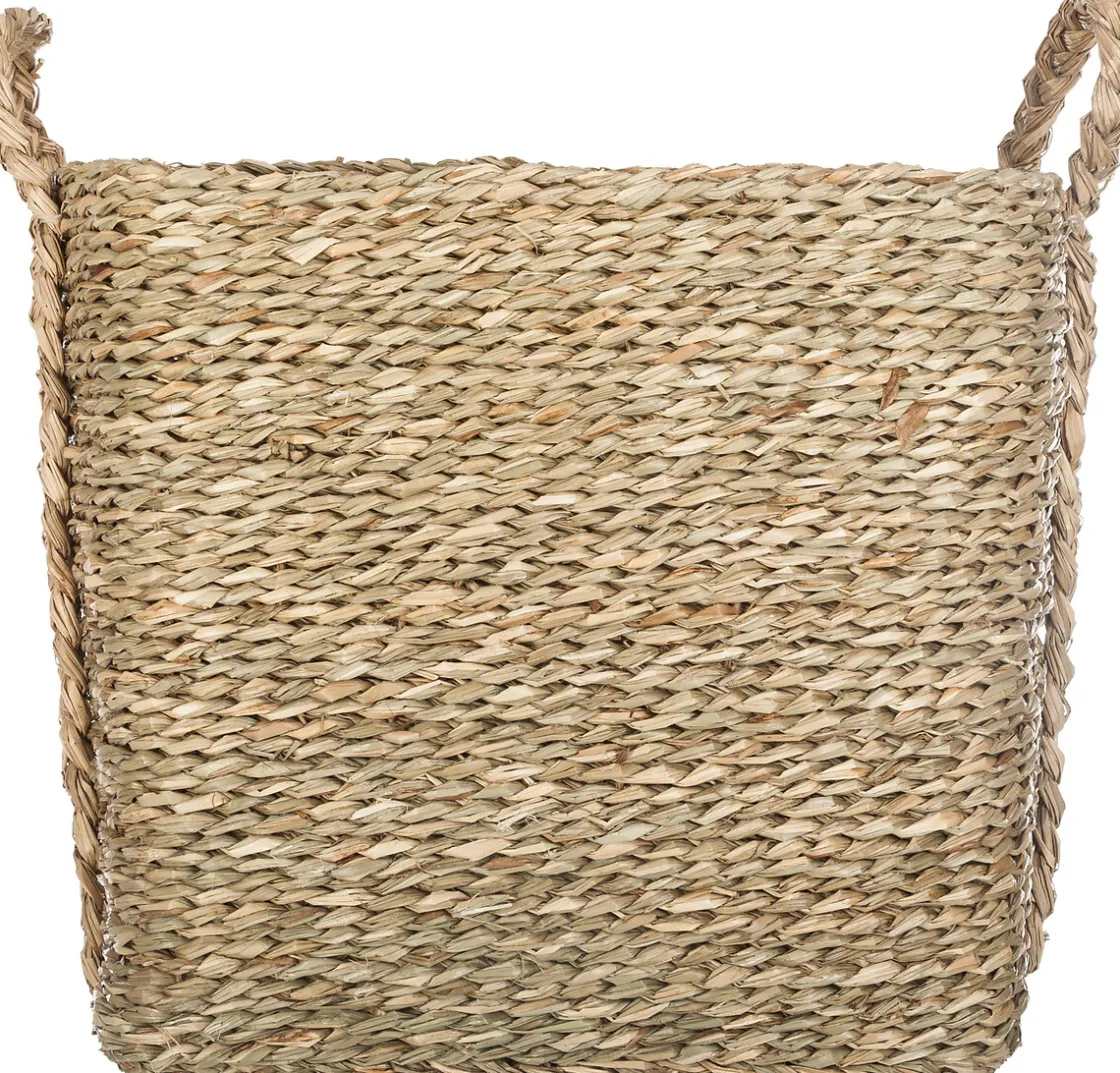 atmosphera Cestas Y Baúles|Estilo Rústico>Cesta Seagrass Beige 43.5x32x31Cm