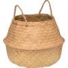 atmosphera Cestas Y Baúles>Cesta Seagrass Con Asas Natural 40x40Cm