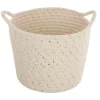 atmosphera4kids Almacenamiento>Cesto Algodón Lurex Niños 24x21Cm
