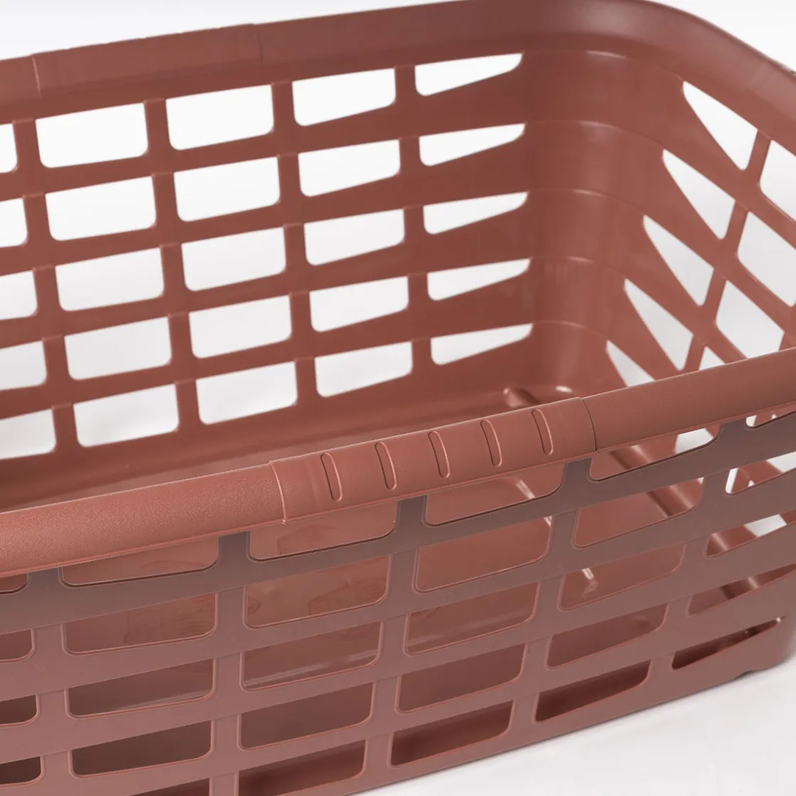 Cestas Y Palanganas>Cesto alto de terracota para ropa 40L
