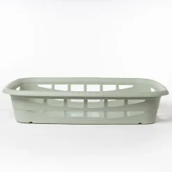 Cestas Y Palanganas>Cesto bajo para ropa verde 25L