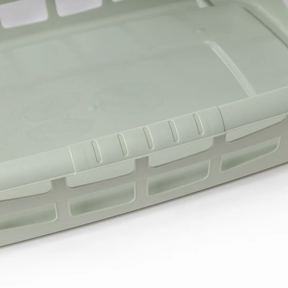 Cestas Y Palanganas>Cesto bajo para ropa verde 25L
