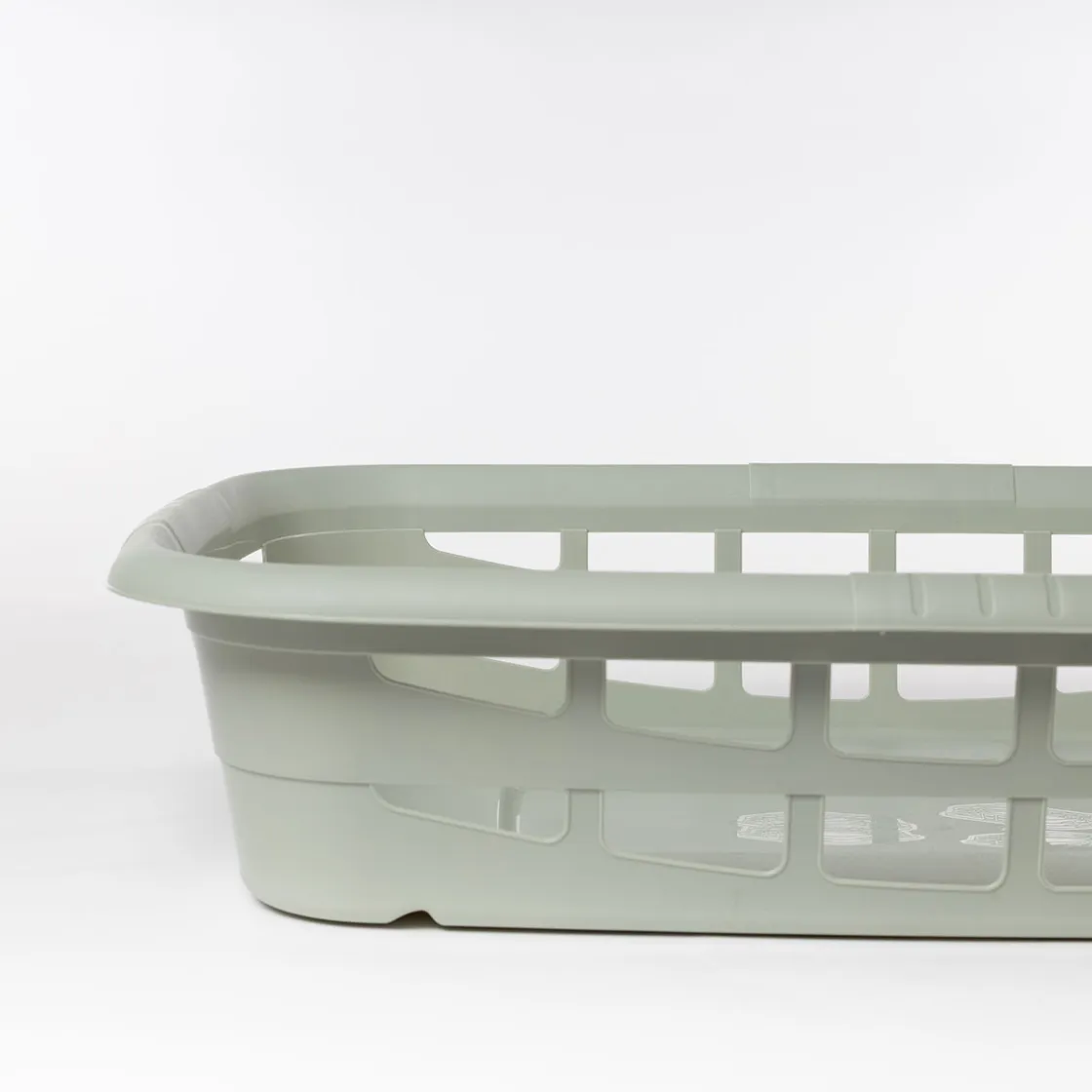 Cestas Y Palanganas>Cesto bajo para ropa verde 25L