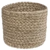 atmosphera Cestas Y Baúles|Estilo Étnico>Cesto Beige De Yute 10x12cm