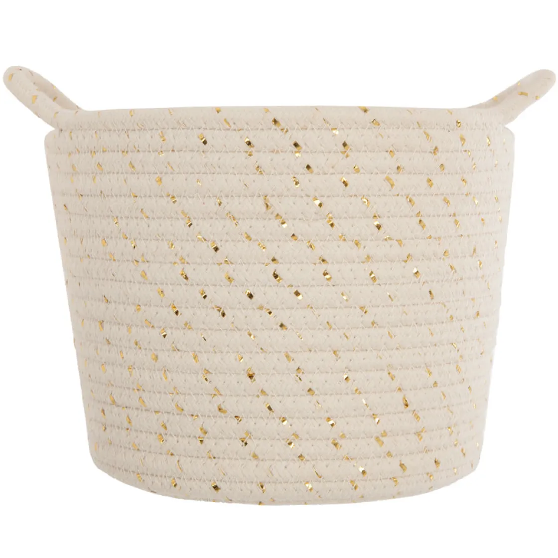 atmosphera4kids Almacenamiento>Cesto De Algodón C/Lurex Niños 22x17Cm