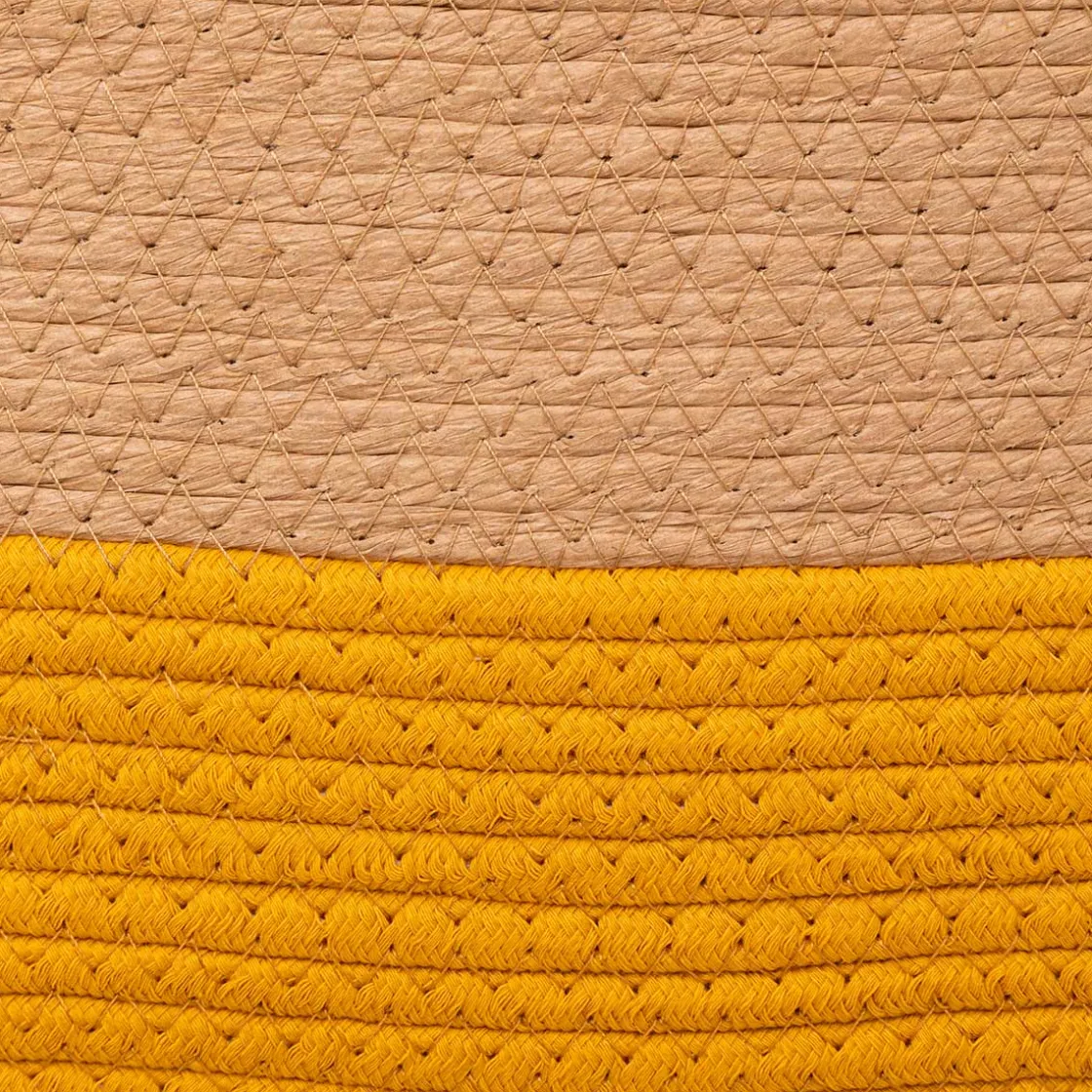 5five Cestas De Almacenamiento>Cesto De Almacenaje Baño Solar Ocre