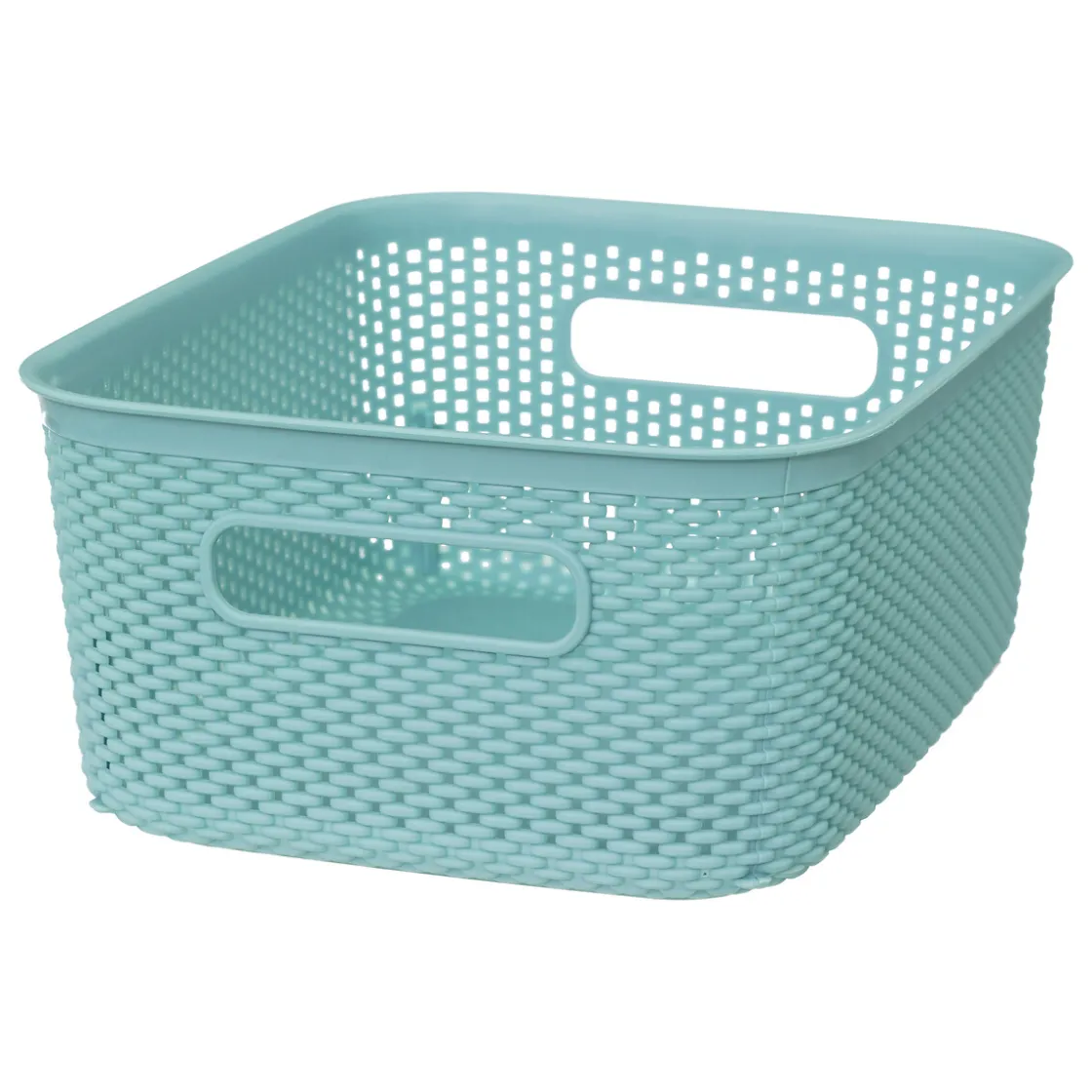 5five Auxiliares De Limpieza>Cesto De Almacenaje De Crochet Azul 4L