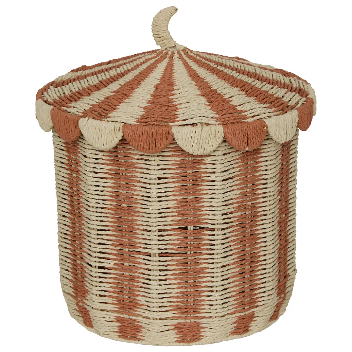 atmosphera4kids Almacenamiento>Cesto de almacenaje NOMADE con tapa 37.5cm