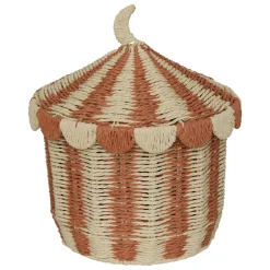 atmosphera4kids Almacenamiento>Cesto de almacenaje NOMADE con tapa 32cm