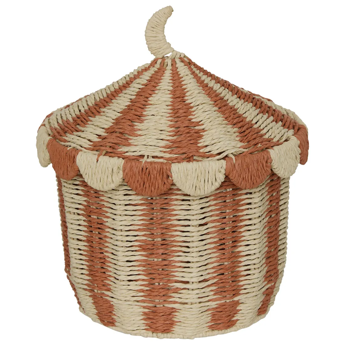 atmosphera4kids Almacenamiento>Cesto de almacenaje NOMADE con tapa 32cm