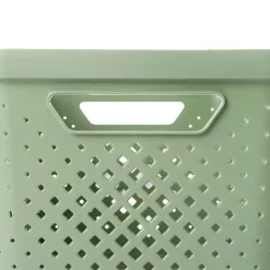 Cajas De Almacenamiento Y Organizadores>Cesto de almacenaje PIXEL verde 16l