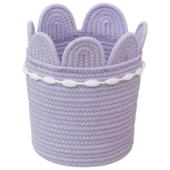 atmosphera4kids Almacenamiento>Cesto De Almacenaje Sirena Violeta 26x22cm