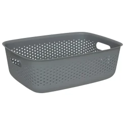 5five Cestas Y Palanganas>Cesto De Almacenaje Tila Gris 10L
