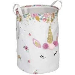 atmosphera4kids Almacenamiento>Cesto De Almacenaje Unicornio 35x50Cm