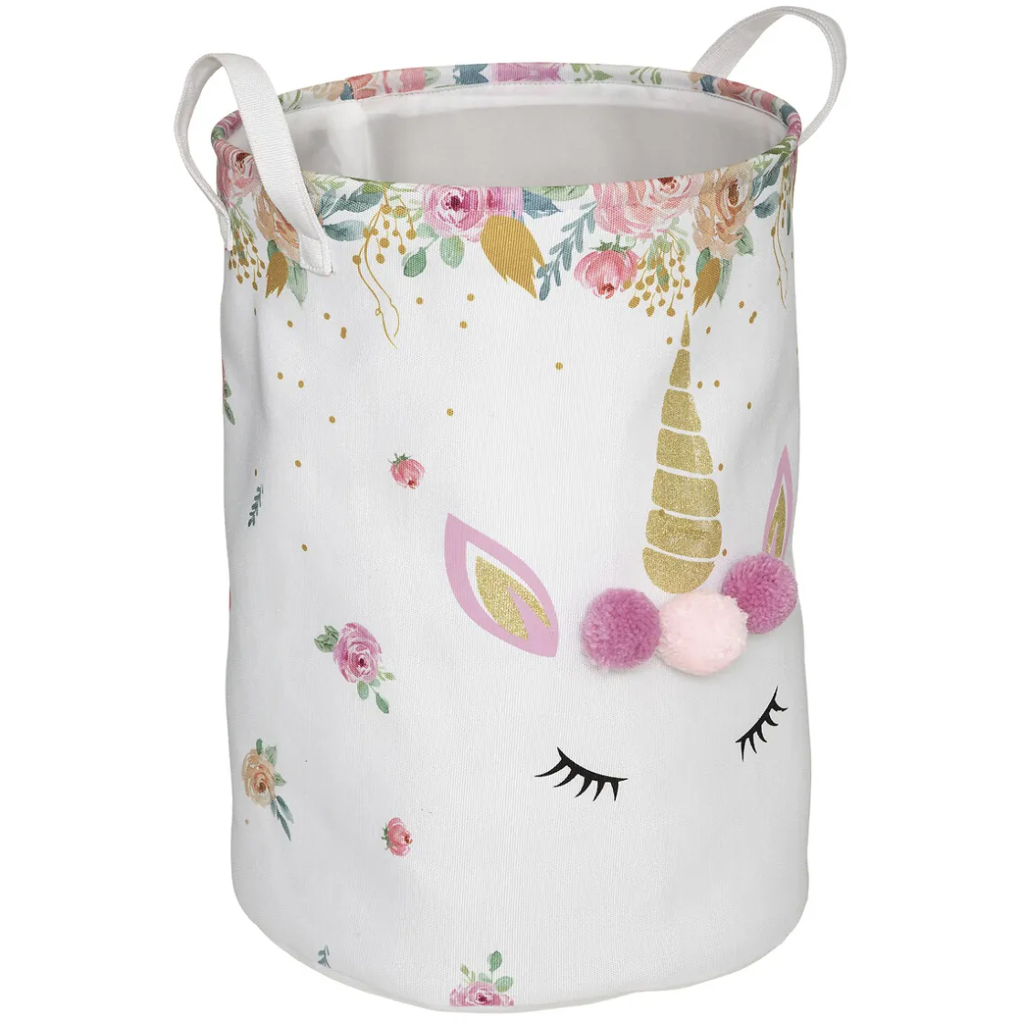 atmosphera4kids Almacenamiento>Cesto De Almacenaje Unicornio 35x50Cm