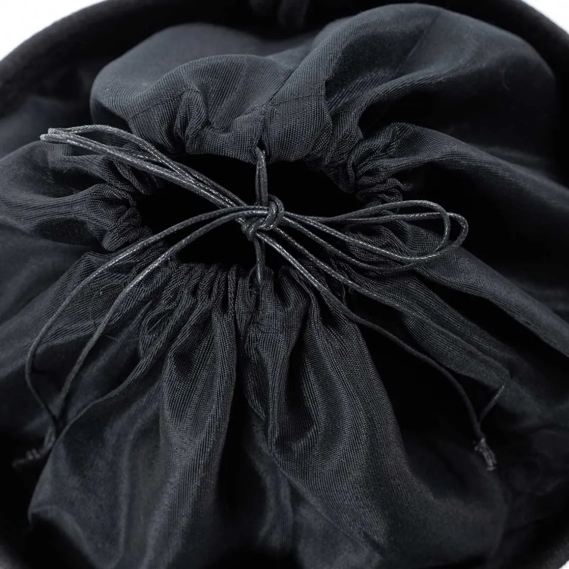 Cestas Para La Ropa Sucia>Cesto de baño negro y natural 45cm