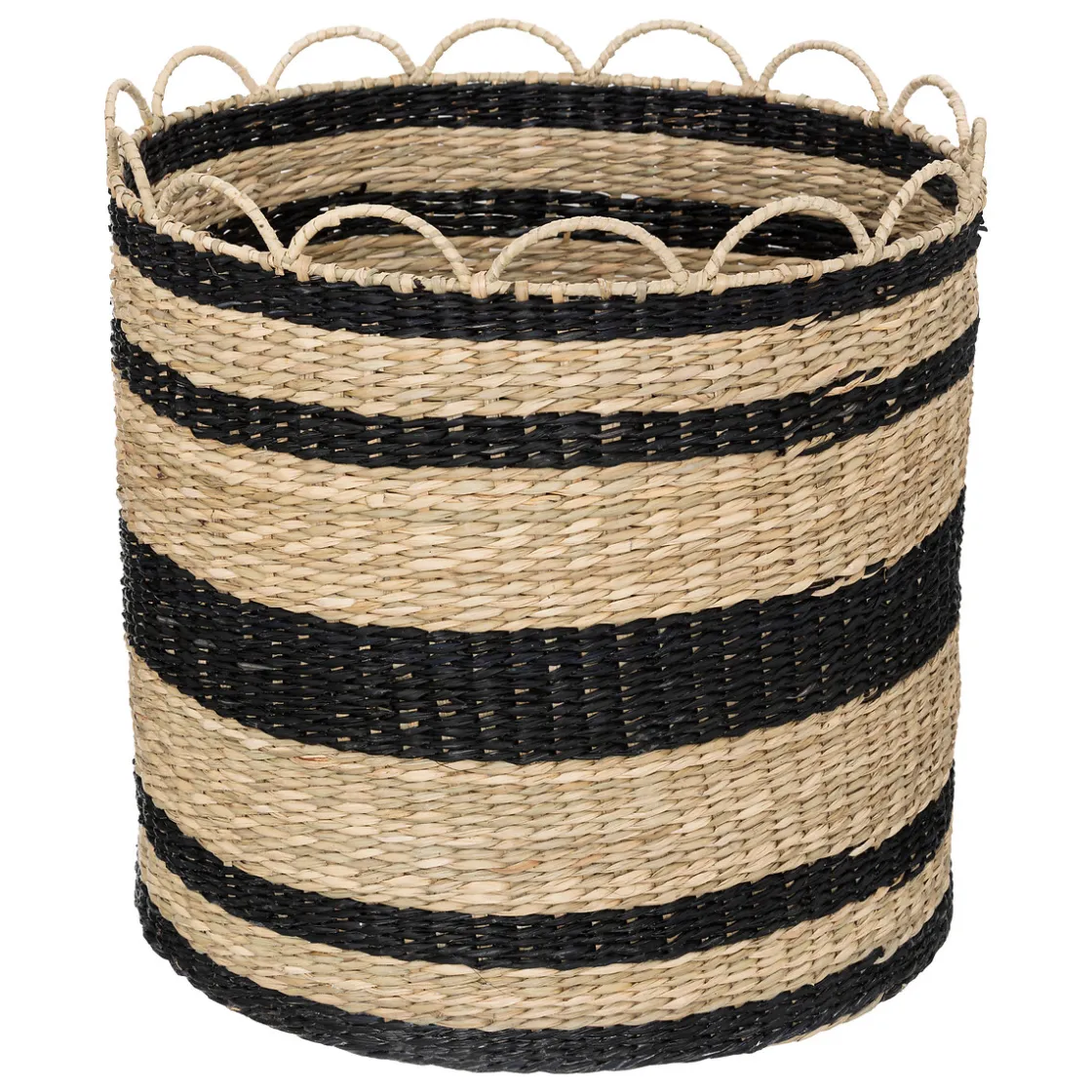 atmosphera Cestas Y Baúles>Cesto De Rafia Beige 35x35x35Cm