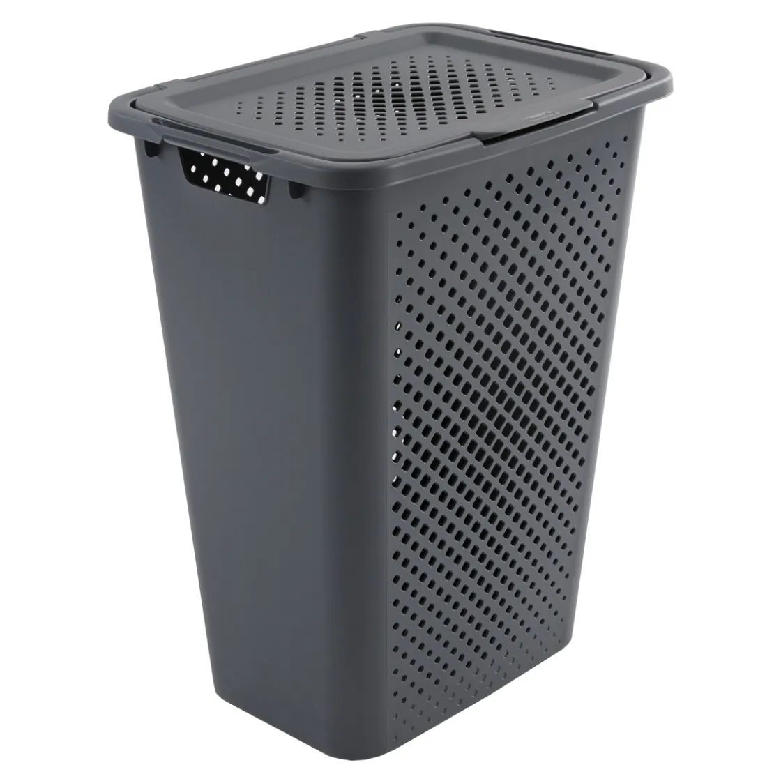 Cestas Para La Ropa Sucia>Cesto De Ropa Con Tapa Gris 50L