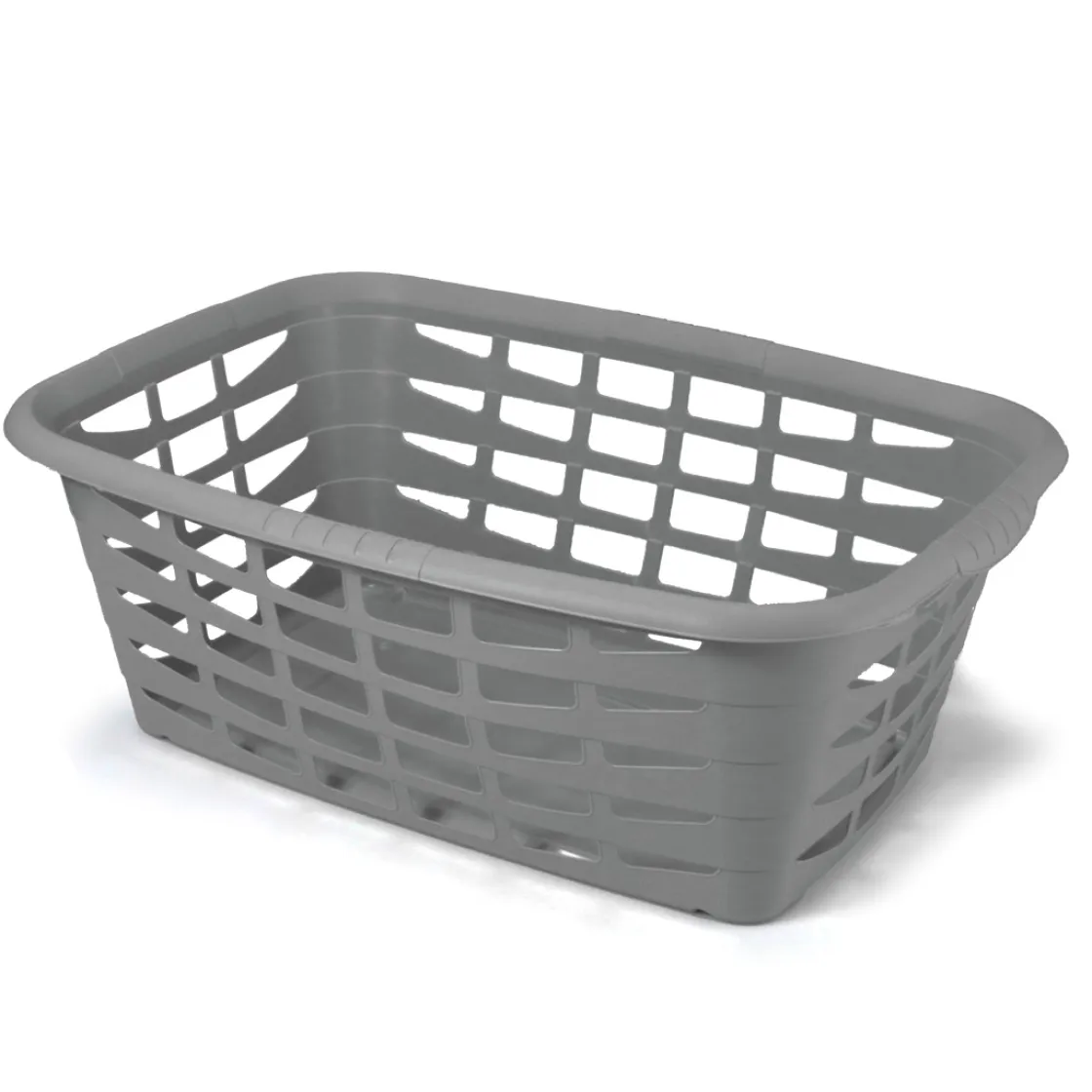 Cestas Y Palanganas>Cesto De Ropa Gris 40L