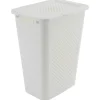 Cestas Para La Ropa Sucia>Cesto de ropa PIXEL blanco con tapa 50l